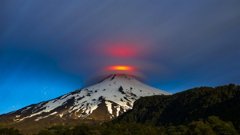 Volcán Villarrica en Alerta Naranja: Este es el mapa de la zona de posible afectación