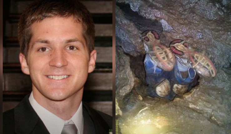 El trágico caso de John Jones: Su cuerpo sigue atrapado tras morir boca abajo en una cueva