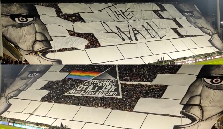 Impresionante homenaje a Pink Floyd en la Serie A italiana