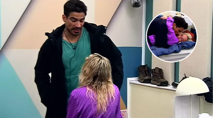 Fran y Seba mostraron cariñoso acercamiento en medio de caótica noche en Gran Hermano