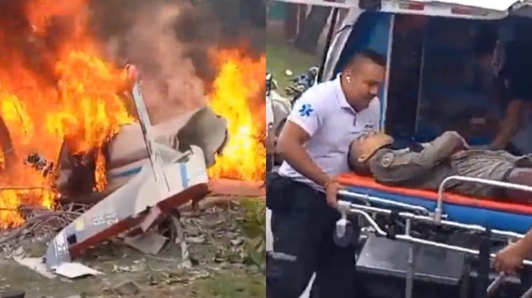 Avioneta sufrió fatal accidente y se estrelló al interior de un barrio en Cali