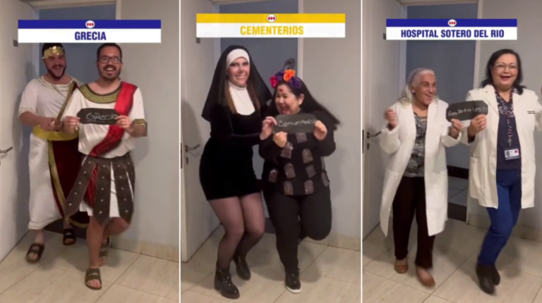 ¡Estación Central ganó! Amigos se disfrazaron de estaciones de Metro y la rompieron en TikTok