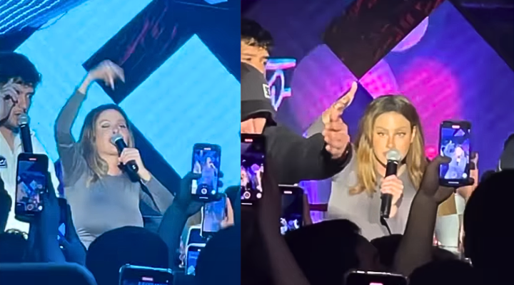 Ignacia Michelson lo dio todo para llamar a votar contra jugadora de Gran Hermano