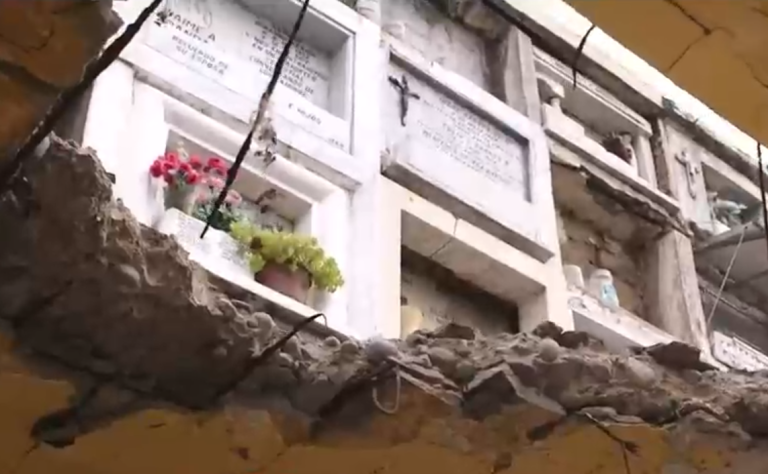 Complejo mantenimiento del Cementerio General causa preocupación por su mal estado