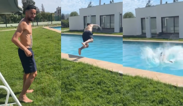 ¿Para Santiago 2023? Mauricio Isla se luce con particular piquero en actividad familiar