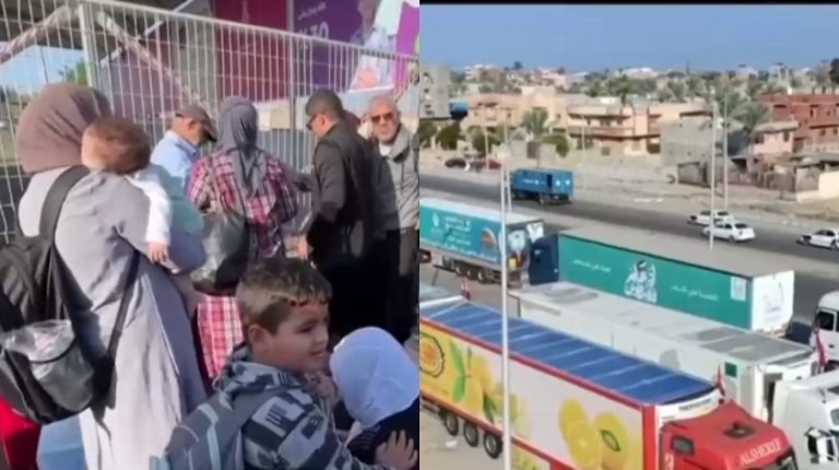 Israel bloquea pasos para entrar y salir de Gaza: Camiones con ayuda humanitaria esperan su respuesta