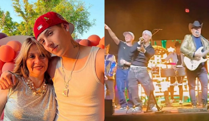 Pailita se lució cantando con Los Charros de Lumaco en fiesta para su mamá: 