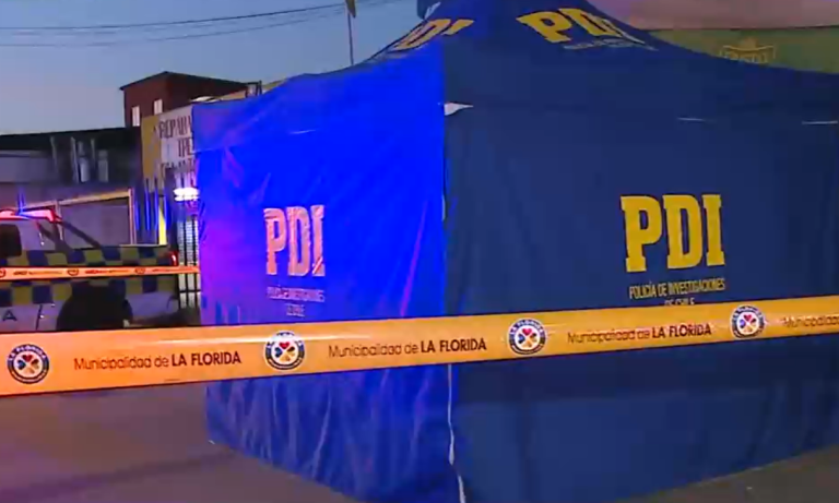 Investigan homicidio de hombre en La Florida: Recibió disparo en la cabeza desde auto en movimiento