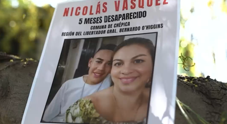 ¿Dónde estás? Nicolás Vásquez, el joven que desapareció tras juntarse a beber con su mejor amigo en Chépica