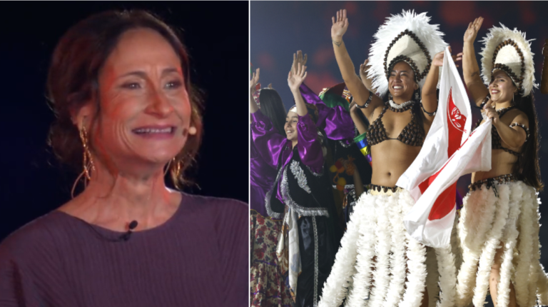 Amparo Noguera pronunció emotivo discurso en cierre de bloque de pueblos originarios en Santiago 2023