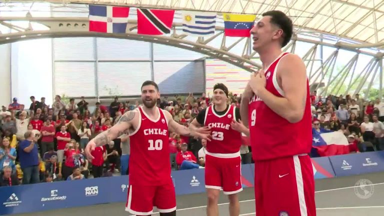 Chile se impuso ante Venezuela en el básquetbol masculino 3x3 y van en busca del oro