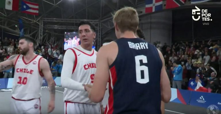 Chile se quedó con la Plata tras notable actuación en Básquetbol 3x3 Masculino en los Panamericanos 2023