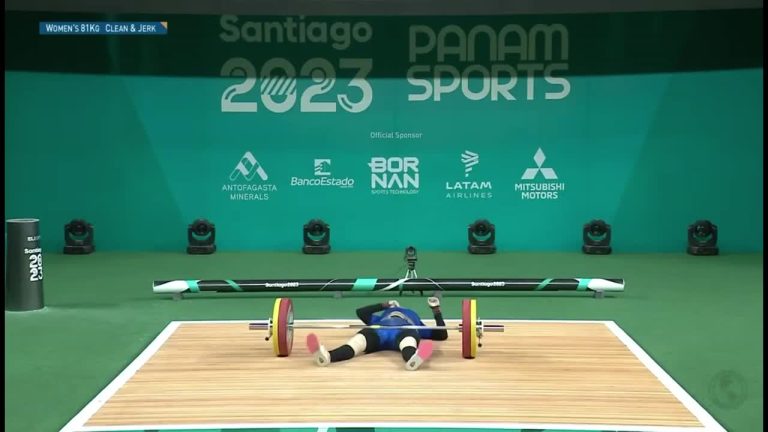 Preocupación por pesista que protagonizó accidente en levantamiento de pesas en Santiago 2023