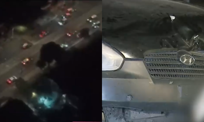 Robo a panadería en Santiago terminó en persecución: 2 sujetos fueron detenidos tras chocar con árbol