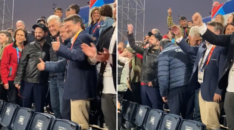 Presidente Gabriel Boric bailó el 