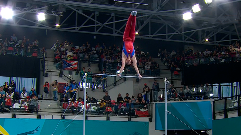 ¡Lo dio todo! Así fue la presentación de Luciano Letelier en barra fija en Panamericanos 2023