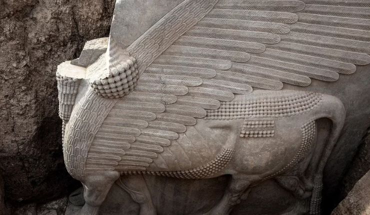 ¿Qué es el Lammasu? Arqueólogos descubrieron efigie de hace 2.700 años en Irak