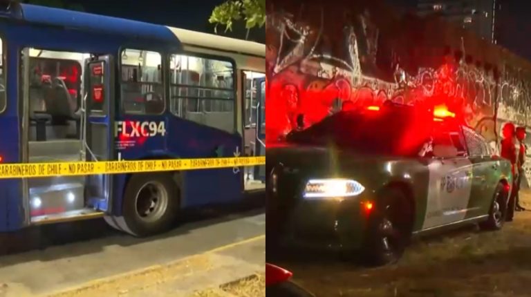 Carabinero frustró asalto a tiros al interior de una micro e hirió a un delincuente