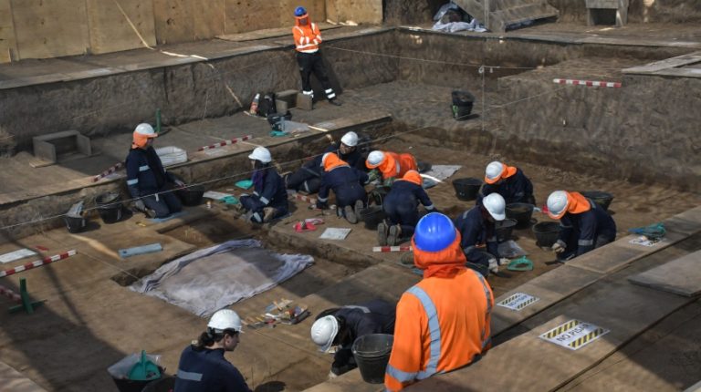 Metro presentó hallazgos arqueológicos donde se construye la nueva Línea 7