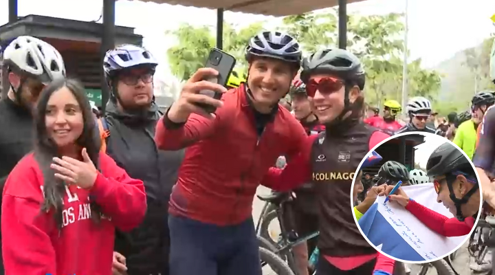 ¡Máximo apoyo! Chilenos acompañan a Aranza Villalón a reconocer ruta para los Panamericanos 2023