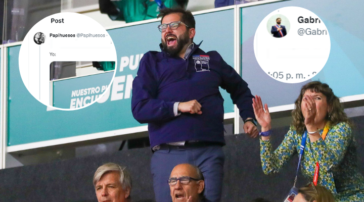 La viral respuesta del Presidente Boric a meme con su rostro en medio de los Panamericanos 2023