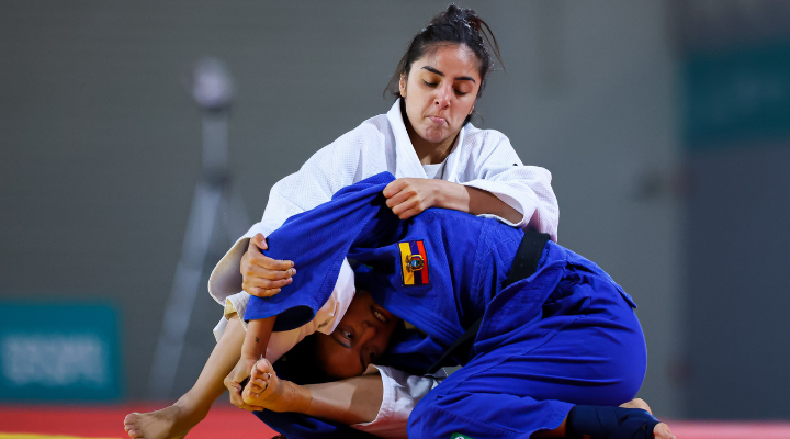 Así fue el triunfo de Judith González en su debut del Judo en los Panamericanos 2023