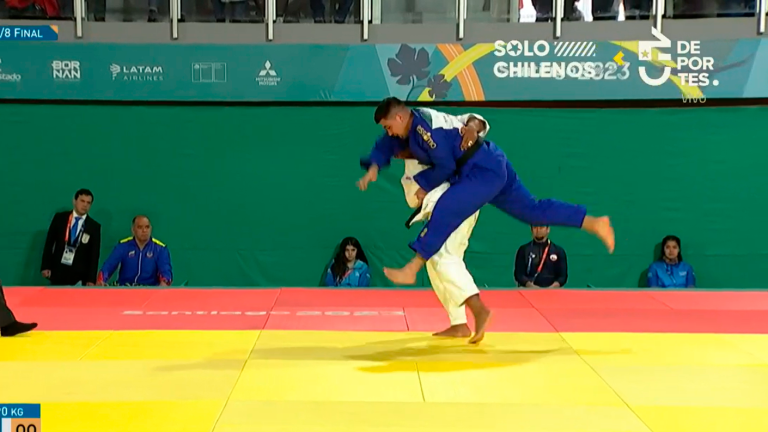 Venezolano derrotó a chileno con impresionante maniobra en judo en Panamericanos 2023