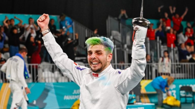 ¡A la final en esgrima! Pablo Núñez disputará el oro en espada en los Juegos Panamericanos 2023