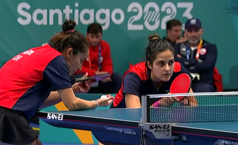 Tenimesistas chilenas Paulina Vega y Daniela Ortega obtienen bronce tras caer ante EE.UU. en Panamericanos 2023