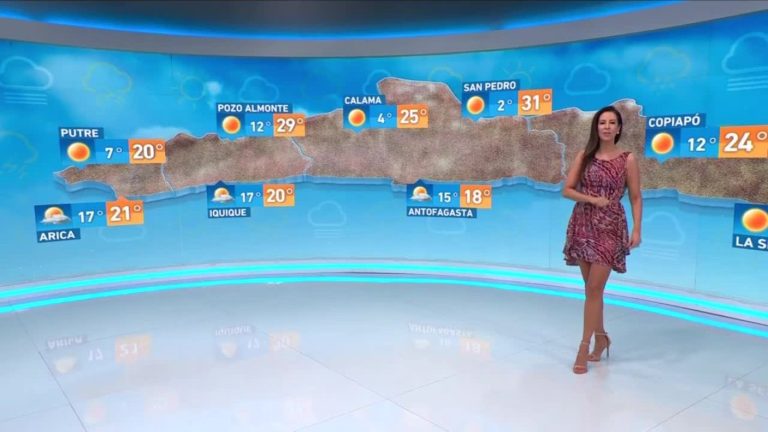 Vanessa Noé y el informe del tiempo para este martes 10 de octubre