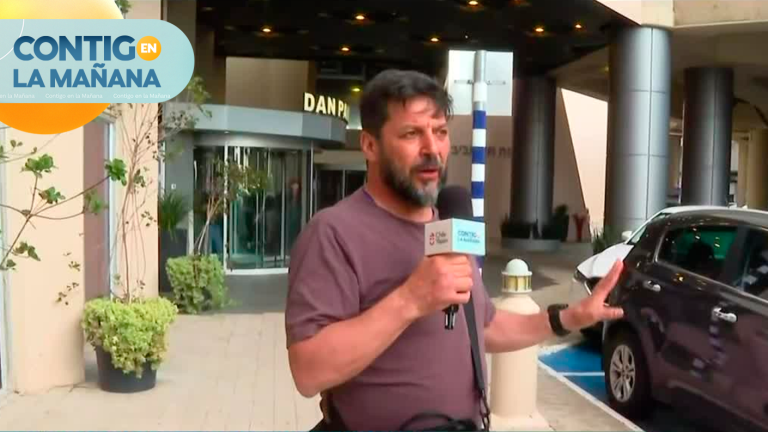 EXCLUSIVO: Rafa Cavada sorprendido en medio de nuevo bombardeo en Tel Aviv