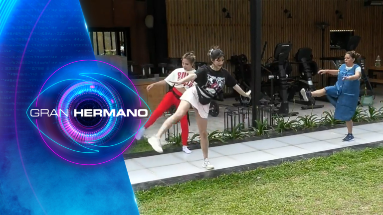 ¡Bailarinas en todo esplendor! iCata, Skarleth y Pincoya se lucieron haciendo ejercicios