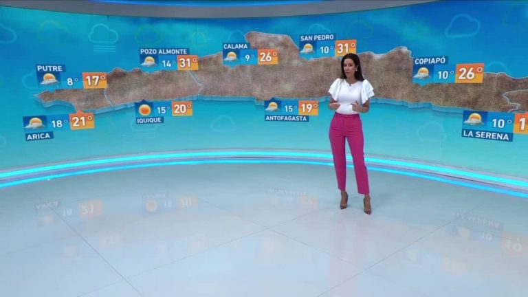 Vanessa Noé y el informe del tiempo para este domingo 22 de octubre