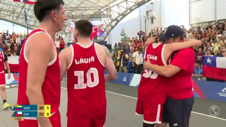 ¡A buscar el oro! Chile venció a Venezuela en básquetbol masculino 3x3 y avanzó a la final en Santiago 2023