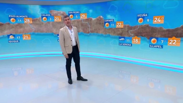 Eduardo Sáez y el informe del tiempo para viernes 27 de octubre