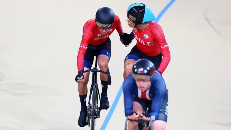 ¡A nada! Chile quedó cuarto en el ciclismo en modalidad Madison en Santiago 2023