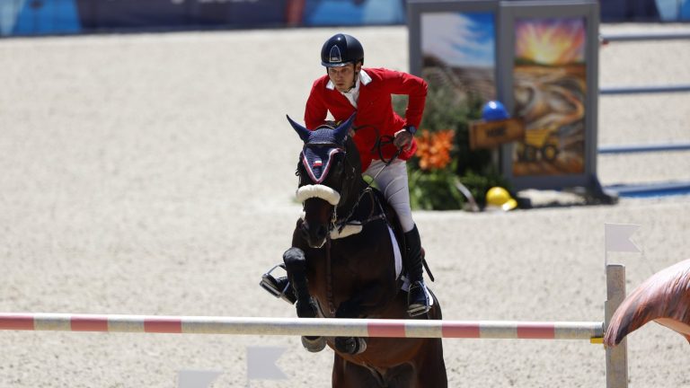 Esta fue la presentación de Samuel Parot en el salto ecuestre de los Panamericanos 2023