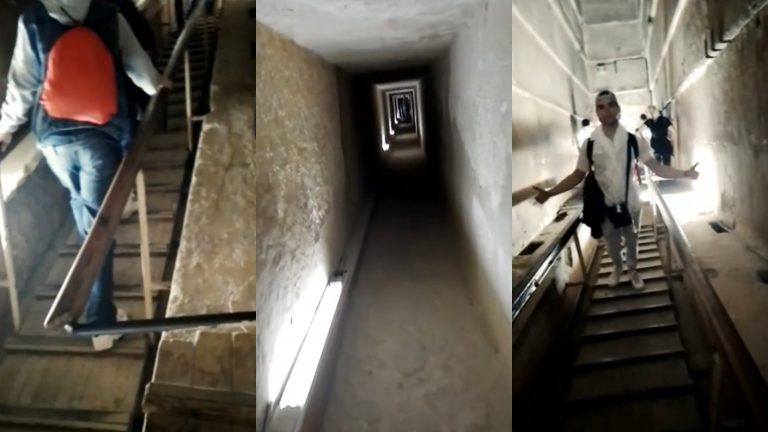 Chileno conoció las pirámides de Egipto por dentro y reveló su desilusión: 