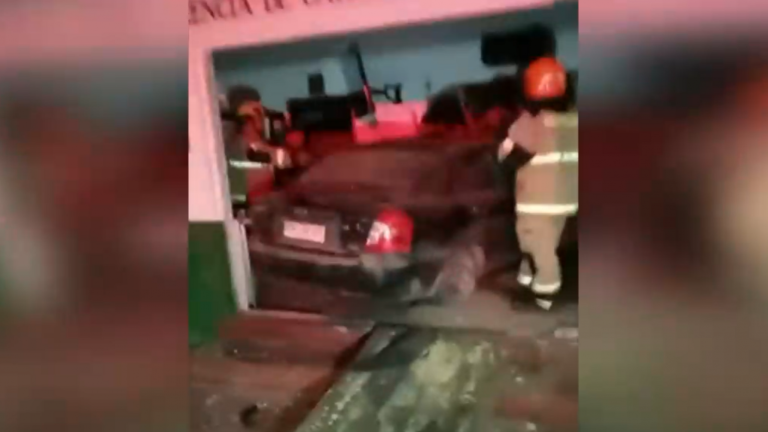 Conductor ebrio chocó contra una comisaría en la región de O'Higgins