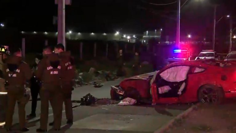 Confirman muerte de mujer embarazada durante carrera clandestina en Quilicura