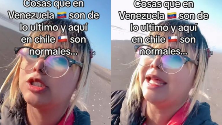 Venezolana radicada en Chile se viralizó con particular comparación con su país natal
