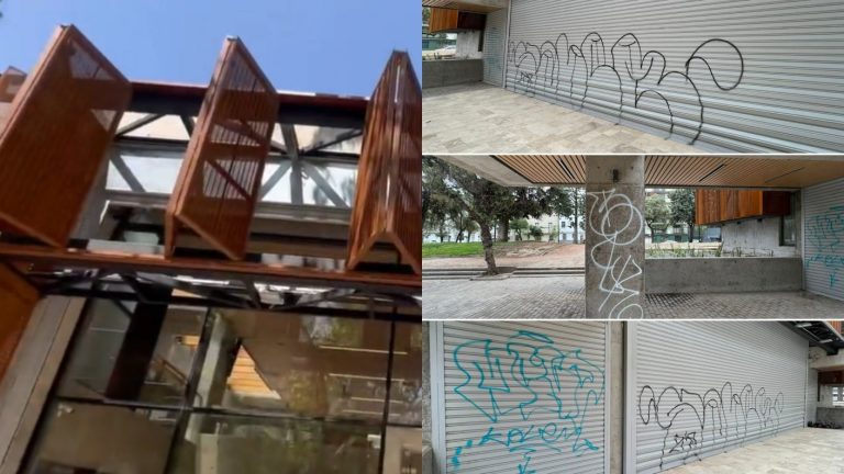 Así luce el Café Literario de Providencia a un día de su reapertura: Nuevamente fue vandalizado