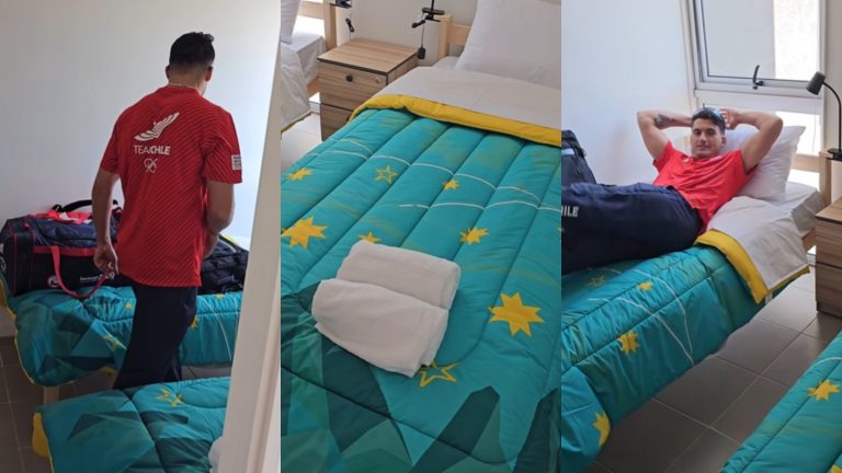 Primos Grimalt mostraron cómo agrandaron sus camas en la Villa Panamericana debido a su estatura