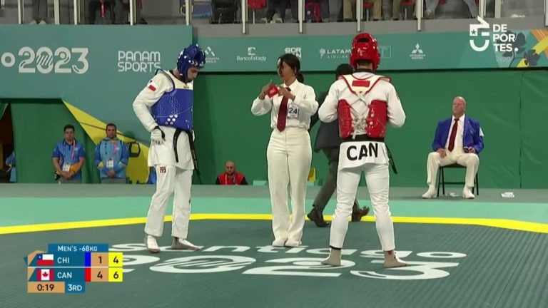 Duro golpe: Ignacio Morales perdió en cuartos de final del taekwondo de Santiago 2023