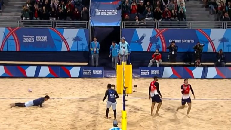 Vóleibol playa: Primos Grimalt consiguieron importante victoria ante Nicaragua en Santiago 2023