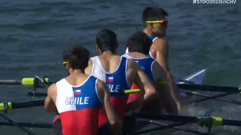¡Quinto oro para Chile! Cuádruple se impuso en reñida competencia de remo en Panamericanos 2023