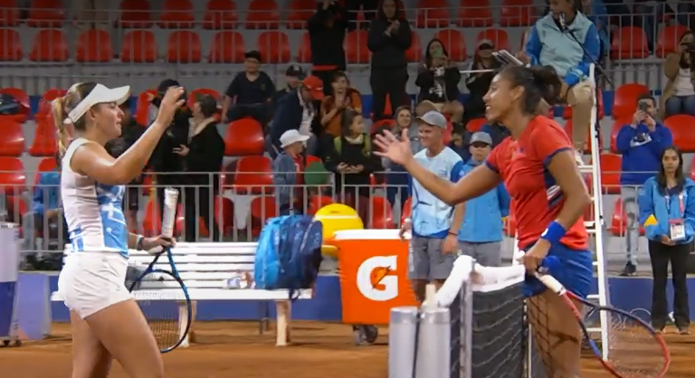 Chile festejó ante Argentina y Daniela Seguel cerró una jornada perfecta en el tenis de Santiago 2023