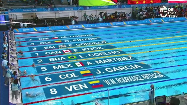 Manuel Osorio finalizó séptimo en su heat de los 200 metros combinados de la natación