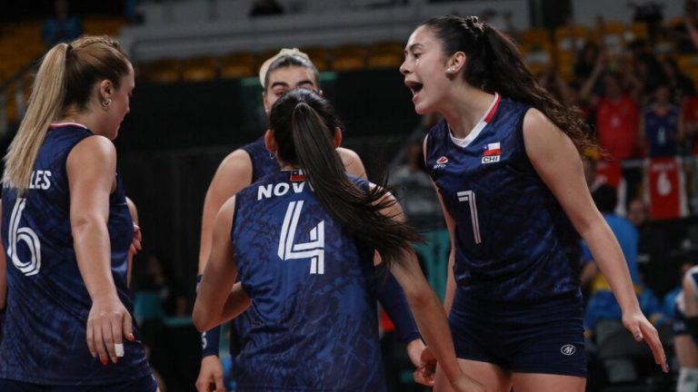¡Tremendas! Selección chilena de vóleibol femenina se impuso a Cuba en los Panamericanos 2023
