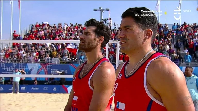 Así se cantó el himno de Chile en el último partido de los Primos Grimalt por los Panamericanos 2023